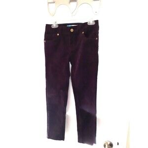 Levi's Corduroy Cords Purple  Pants Skinny Signature Girls 8 Fall Winter Warm